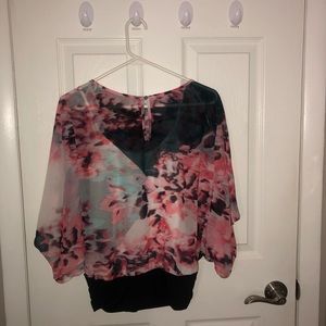 Jennifer Lopez floral blouse